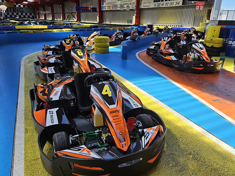 Kart SR4 sur la piste